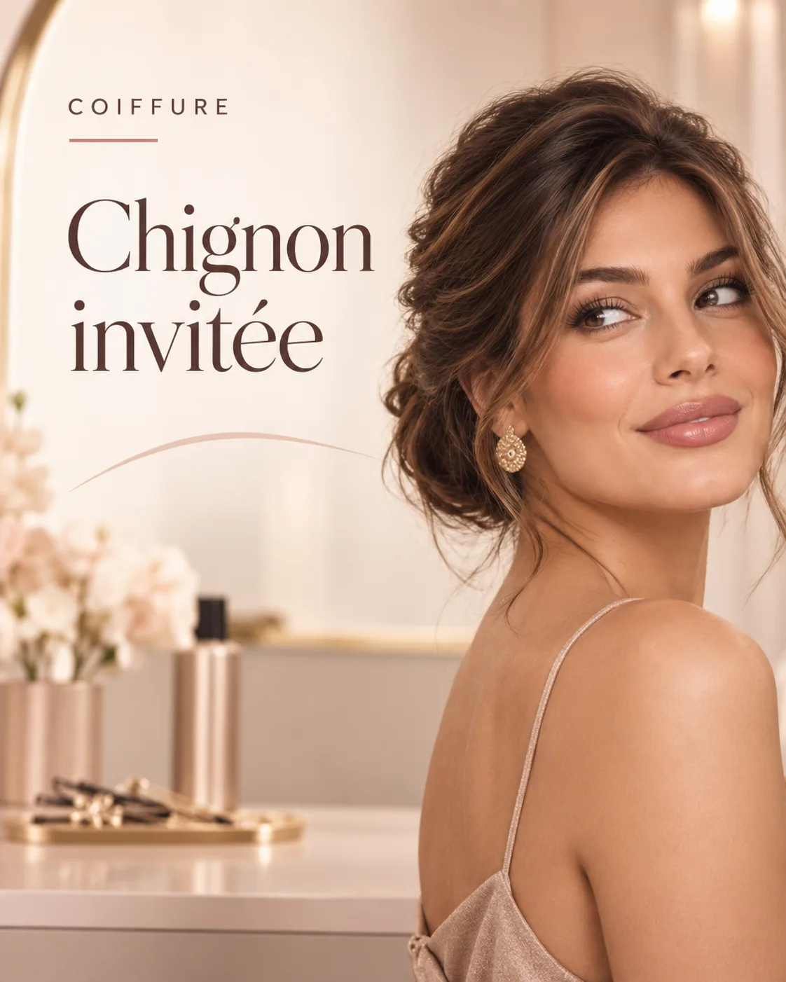 Chignon invitée