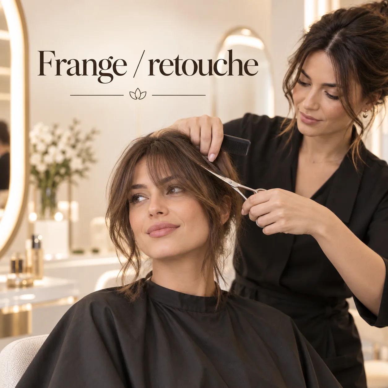 Frange / retouche