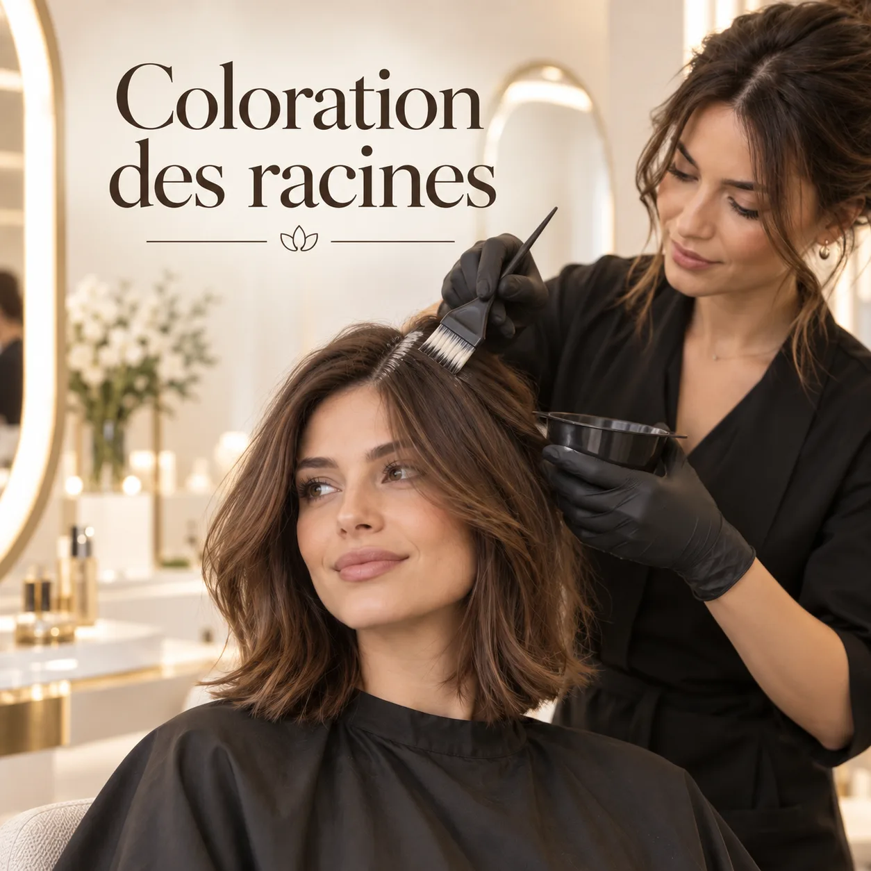 Coloration des racines