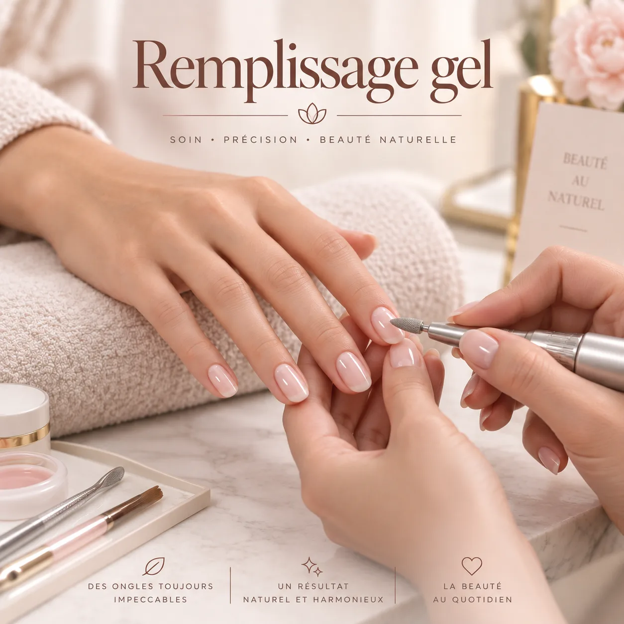 Remplissage gel