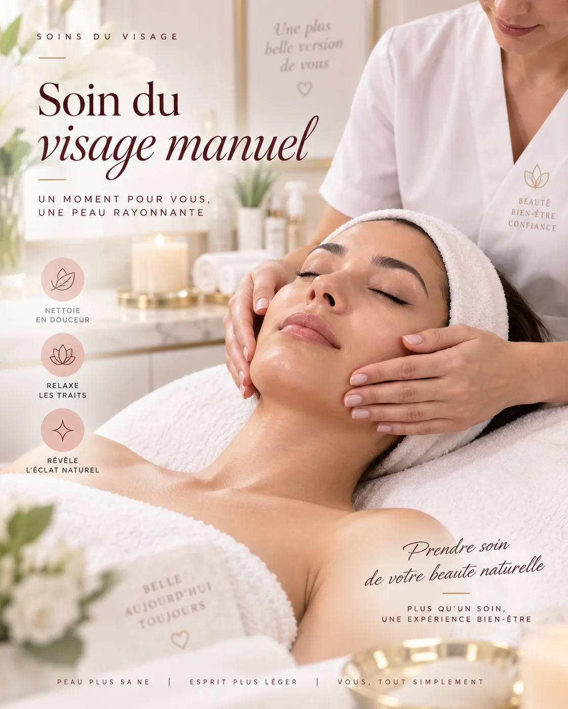 Soin du visage manuel