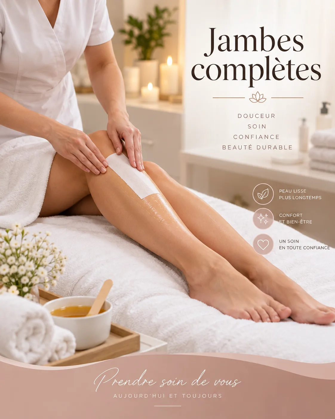 Jambes complètes