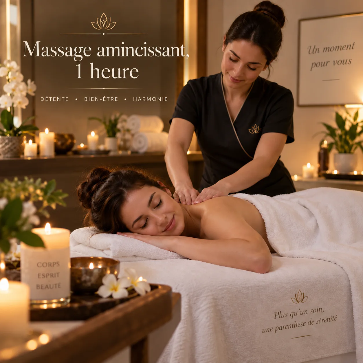 Massage amincissant, 1 heure